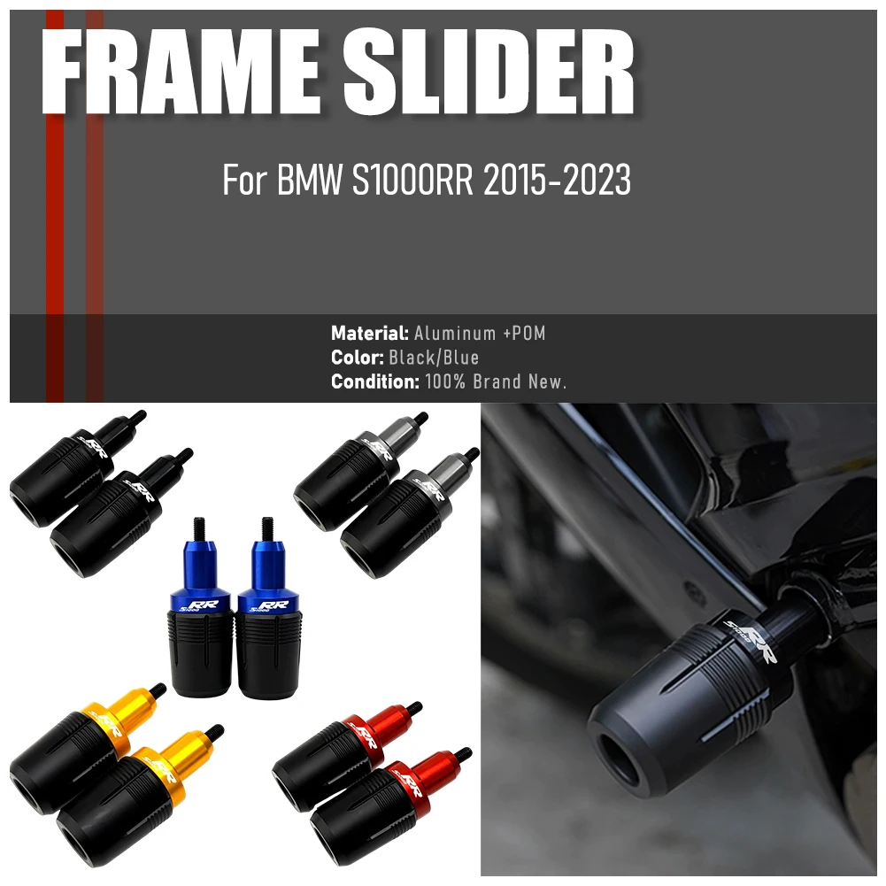 

For BMW S1000RR S 1000 RR S-1000-RR 2015 2016-2023 Motorcycle Accessories Frame Sliders Falling Protection Crash Protector Pad