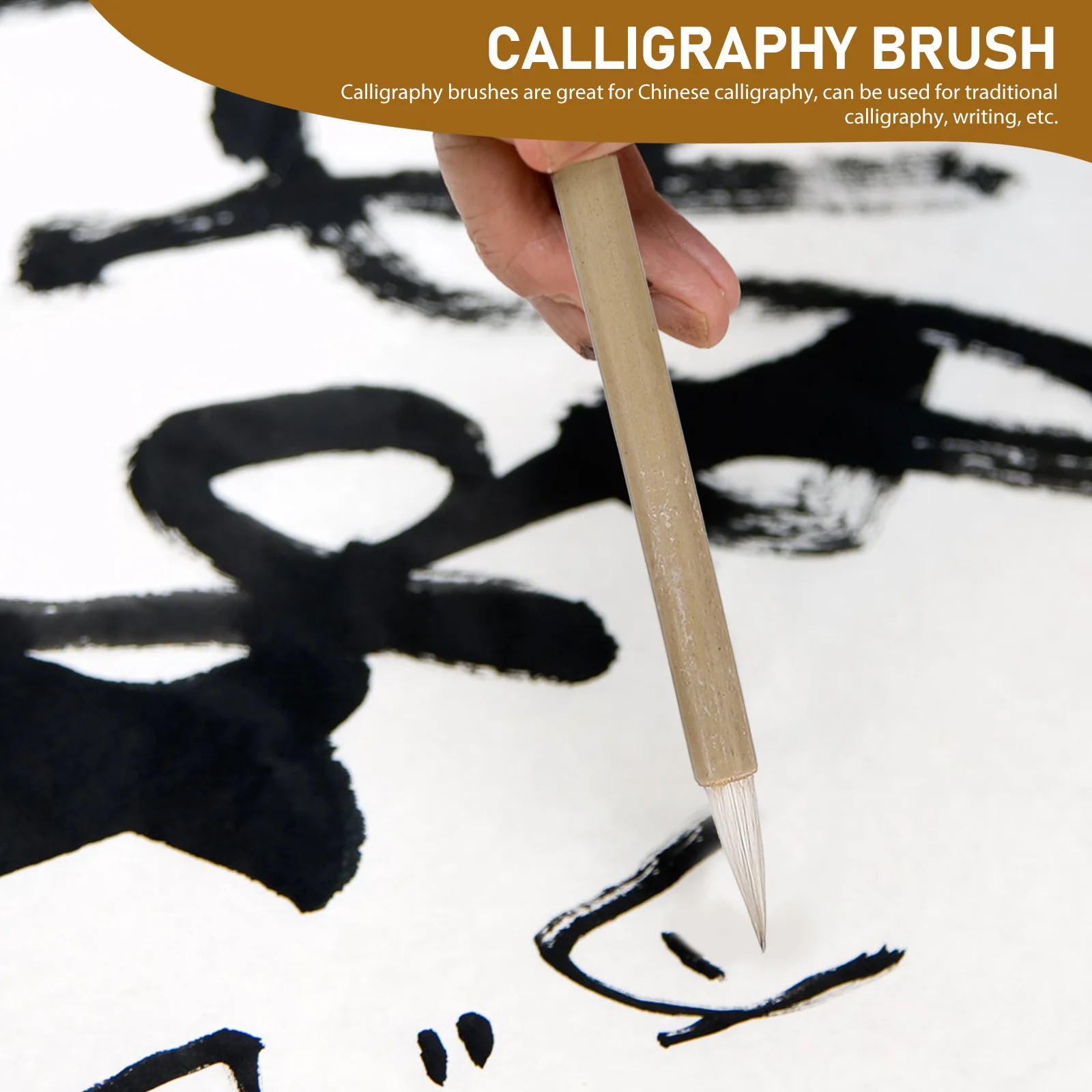 

6pcs Brush Set Chinese Calligraphy Pen For Beginners Traditional Ink Painting Writing Tool Wood Calligraphy Brushes Art