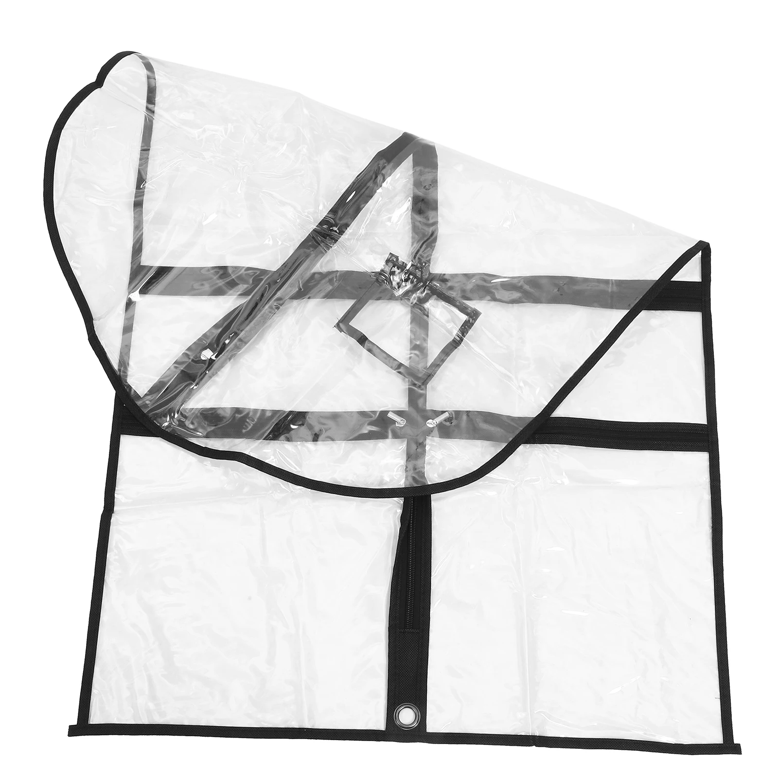 

PVC Kids Dance Costume Transparent Storage Clothes Bags Black Garment For Storage Dress Bag Uniform Bag Overcoat Cover Clothing