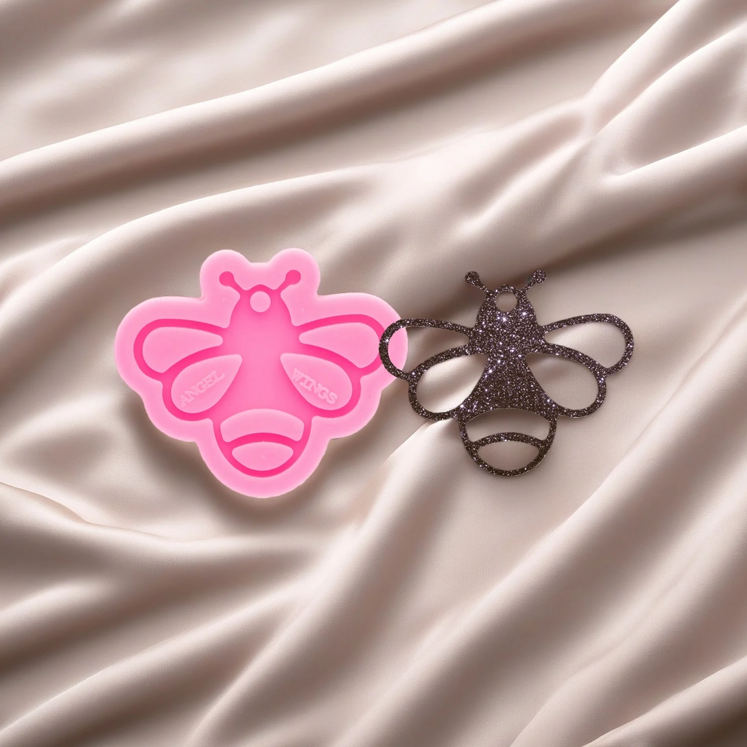 Silicone Honeycomb Mold Epoxy Resin Bee Molds Making Keychain Earring, Chocolate Fondant Sugarcraft Cake Molds
