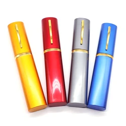 Portable Mini Metal Frame Reading Glasses Pen Box Waterproof Ultra-thin Men Women Eyeglasses Storage Case Eyewear Accessories