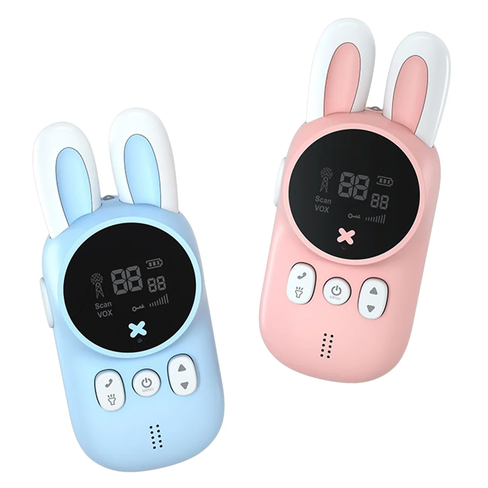 Bunny Walkie- Low Emission Interphone for Kids Clear Talkies Plastic Toys