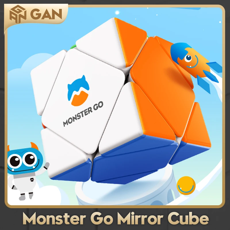 Магический куб Monster Go Skewb 3x3, профессиональный 3x3x 3-скоростной пазл, детские игрушки-фиджеты