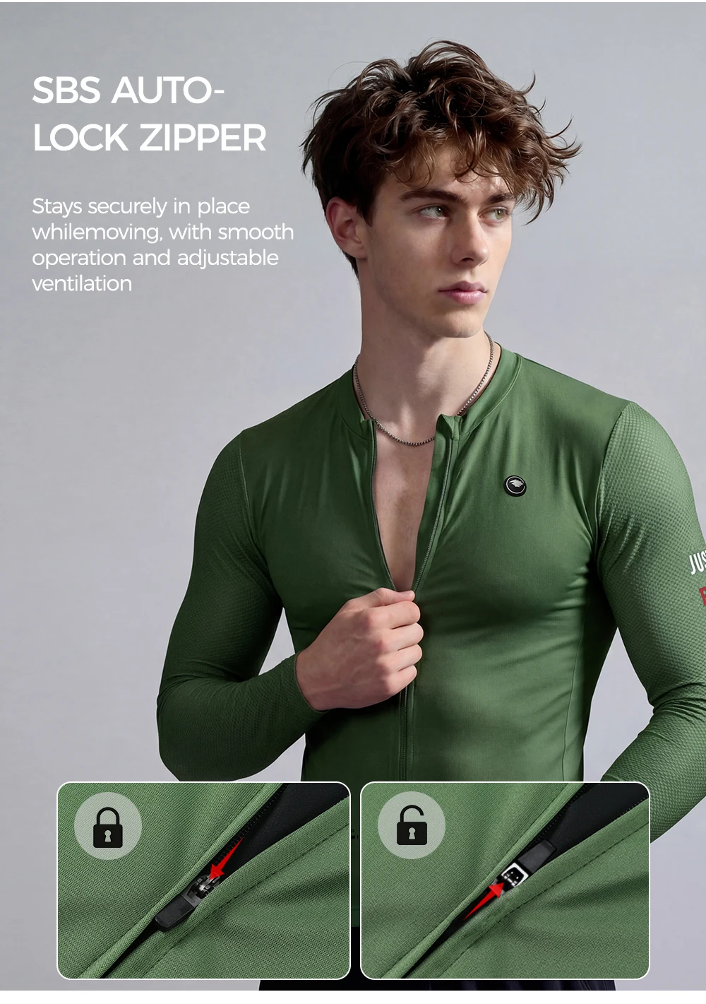 RION Herren-T-Shirt, langärmelig, Sport-Sweatshirt, Fitness, Laufen, Oberteil, Herrenbekleidung, Radfahren, Shirts, Gym, Wandern, Outdoor, Sportbekleidung – Detail 9