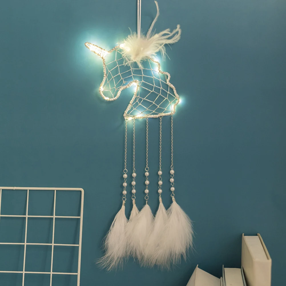 

Dream Catcher Hanging Pendant Simple Room Decorative Catcher Car Indoor Ornament Wall Hanging Gift for Girls Handmade