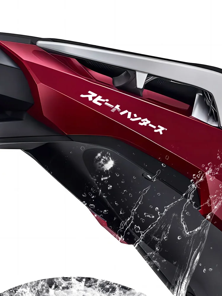 Autocollant lumineux japonais JDM Speed Hunter pour moto, autocollant de compteur de vitesse étanche pour Honda Kawasaki Suzuki, accessoires de décoration