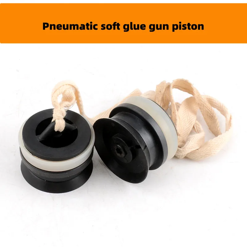 

Pneumatic Glass Glue Gun with Rope Piston Pneumatic Glue Gun Push Glue Piston Soft Glue Gun Repair Accessories