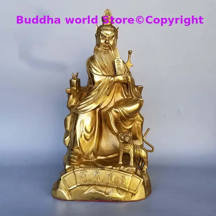 36CM large Asia Taoism Buddhism ZU SHI God BUDDHA figure ZHANG DAOLING ZHANG TIANSHI HOME Altar Exorcism safety protection