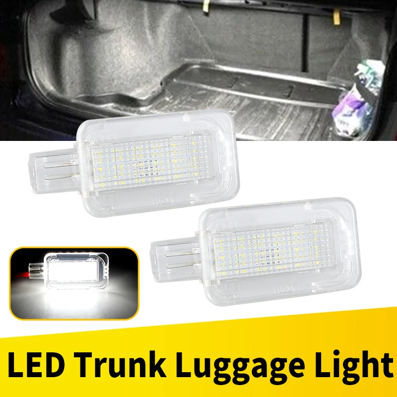2Pcs LED Luggage Compartment Light Trunk Lamps For Honda Civic Fit Jazz Accord City Insight HR CR V Acura MDX YL RDX TLX TSX