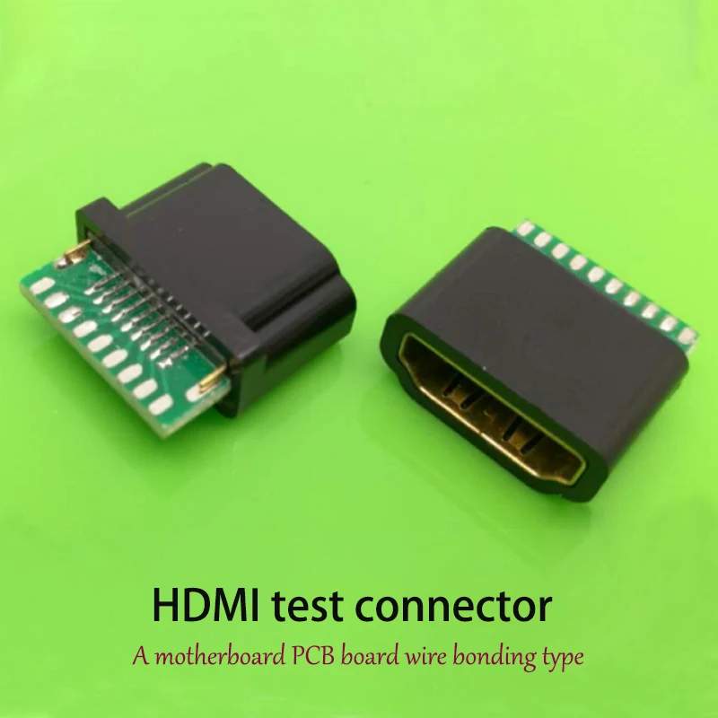 Cltgxdd 1-51Piece 19PIN 19P HDMI FEMale Jack/socket HD Connector With PCB Board Solder Wire Connection Type With Plastic Shell