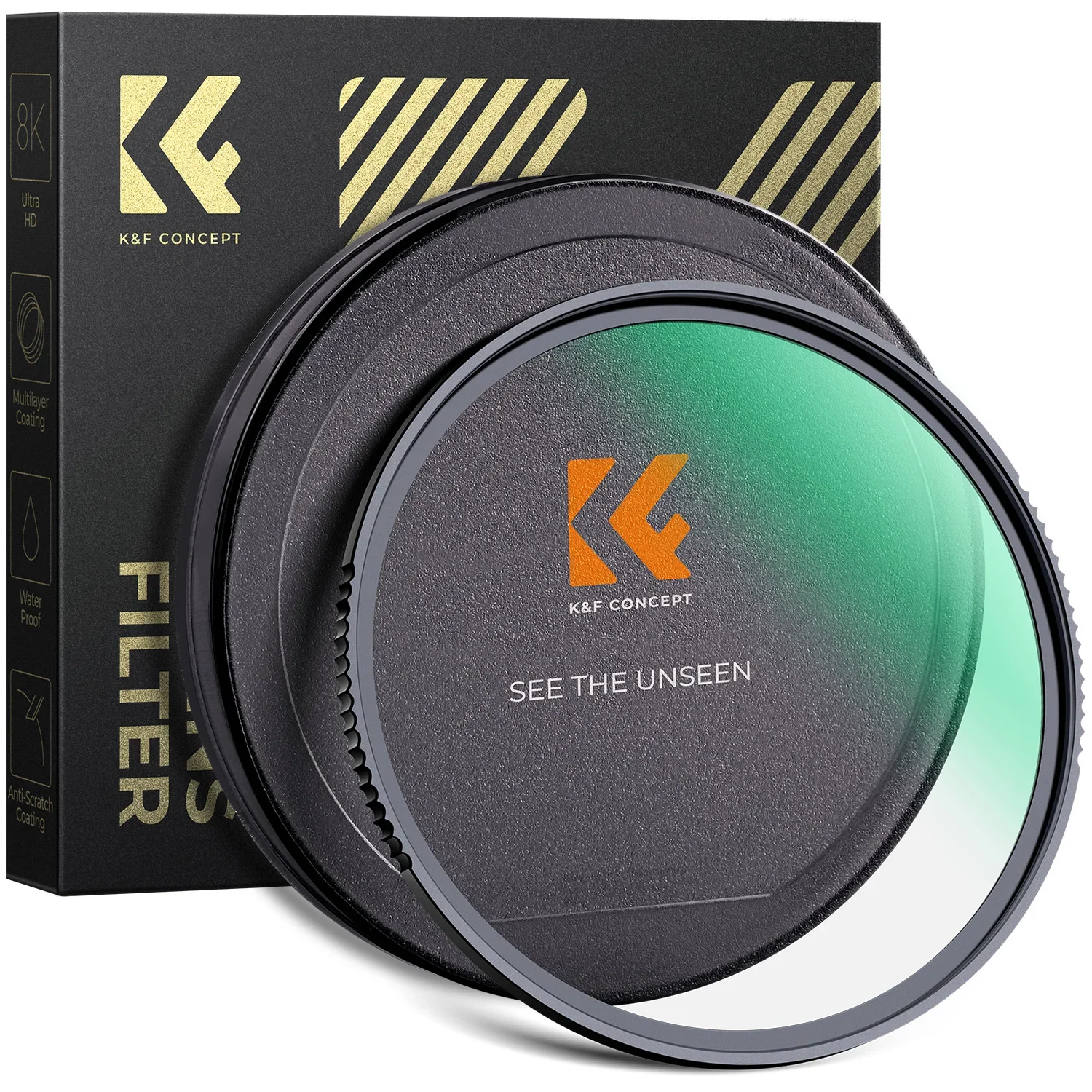 

K&F CONCEPT MC UV Protection Filter Shockproof Tempered Optical Glass 28 Multi-Layer Filter 49mm 52mm 58mm 62mm 67mm 77mm 82mm
