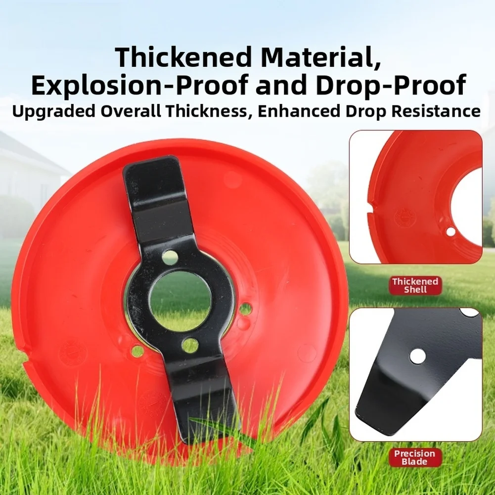 Dual-use Weeding Trimmer Manganese Steel Lawn Mower Trimmer Head Multi-functional Hedge Grass Trimmer Head