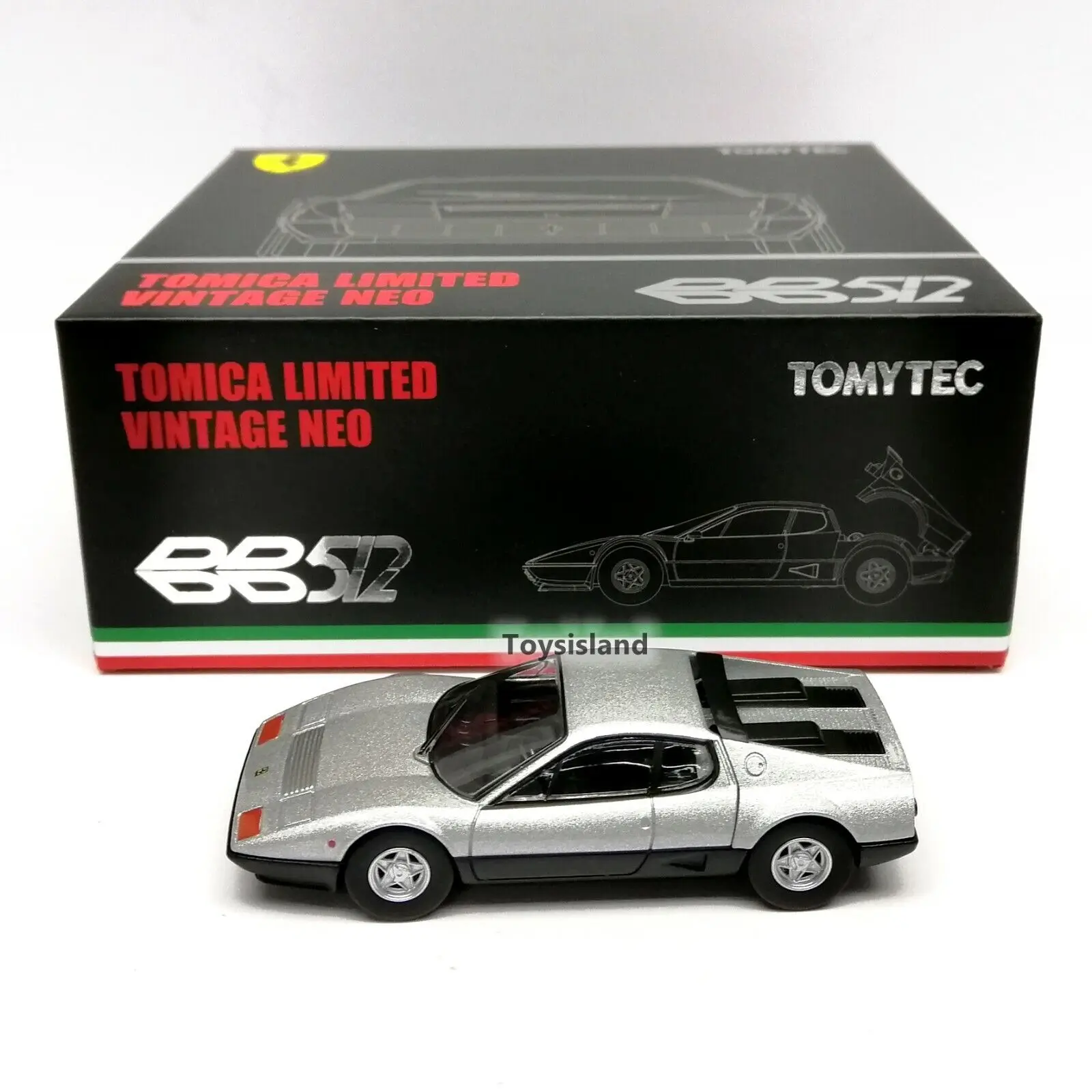 Tomica Limited Vintage NEO TLV BB512 1/64 TOMYTEC TOMY NEW LV SILVER DieCast Model Car Collection Limited Edition Hobby Toys