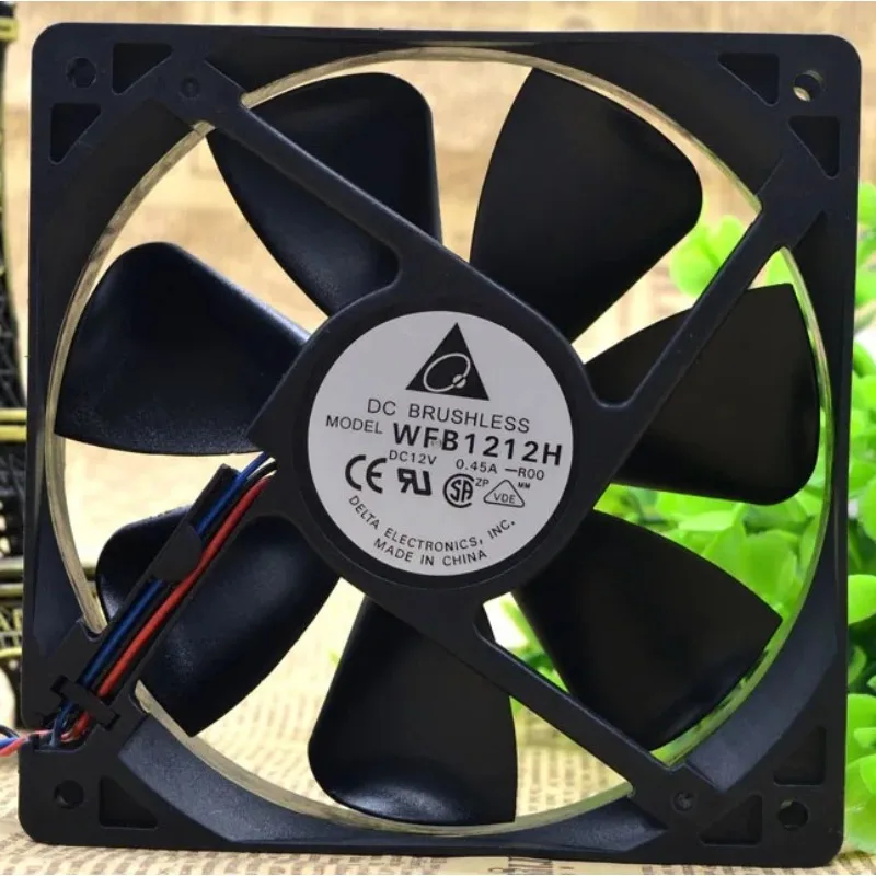 

New Cooling Fan for Delta WFB1212H 12V 0.45A 12cm Power Supply Double Ball Computer Fan 12025 120*120*25mm