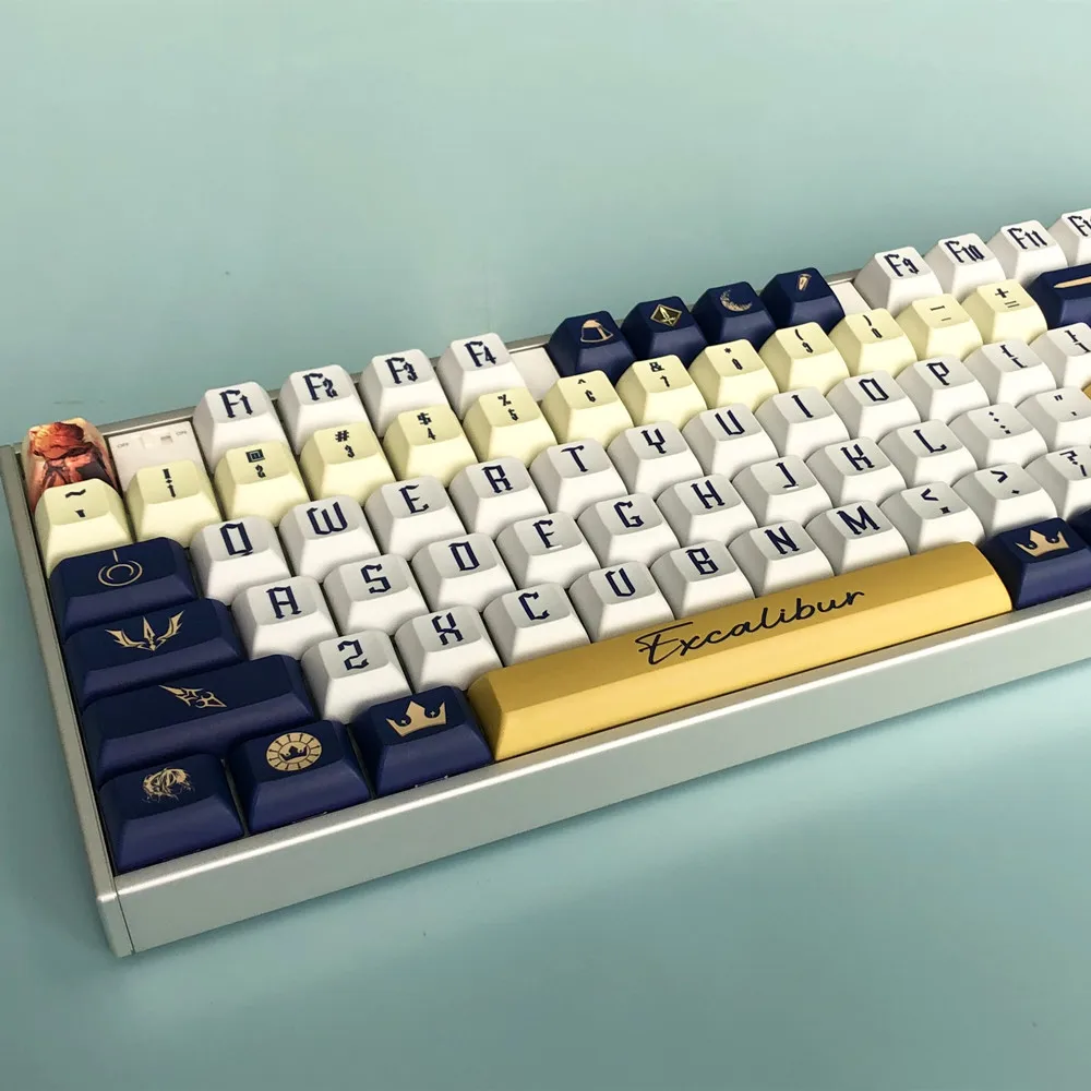 Altolia PBT Keycap DIY Custom 142 Keys Knight King KCA Profile DYE Subbed ISO Enter 1.75u 2u Shift For Mechanical Keyboard