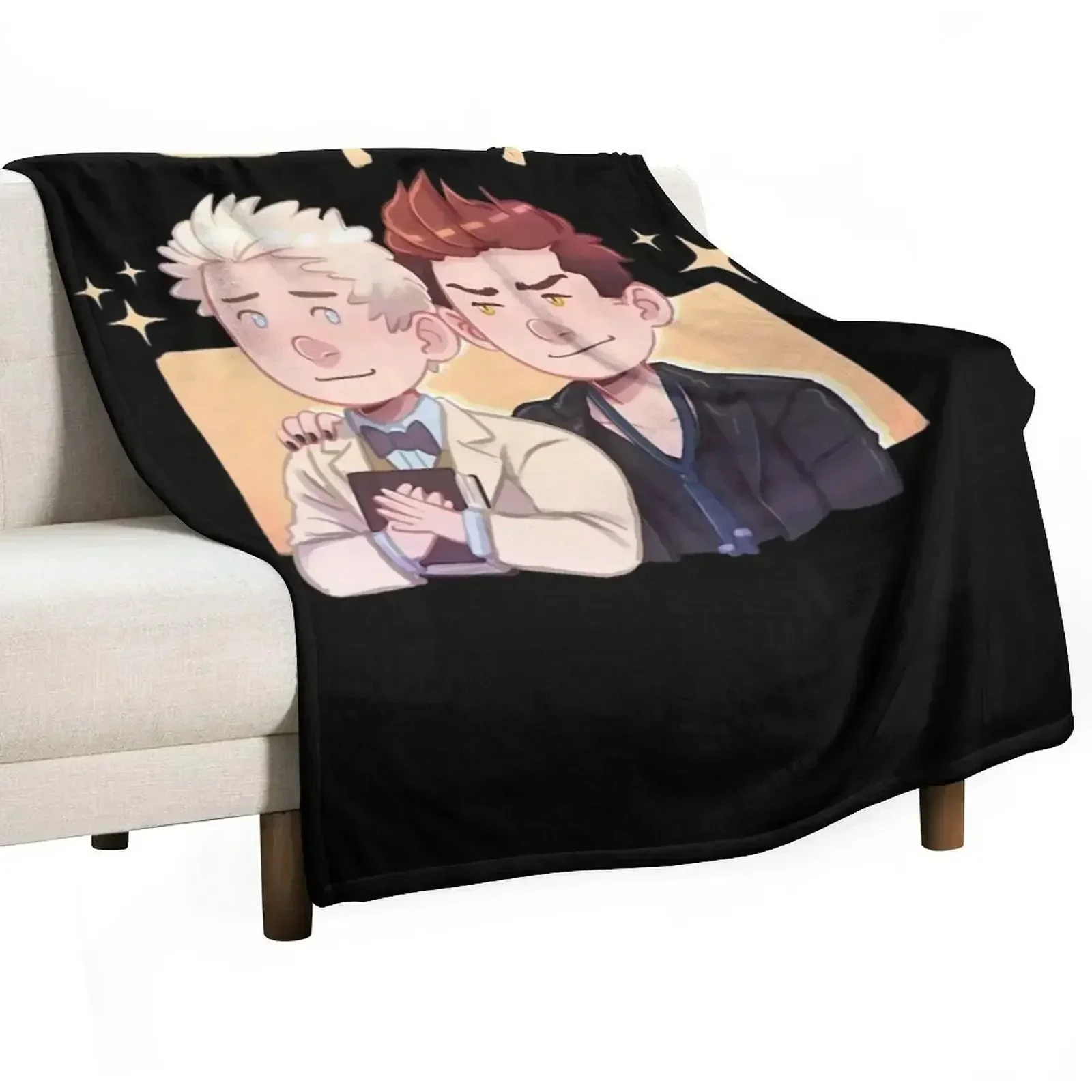 Angel Demon Throw Blanket Soft Beds Single Giant Sofa Custom heavy to sleep Soft Plush Plaid Blankets