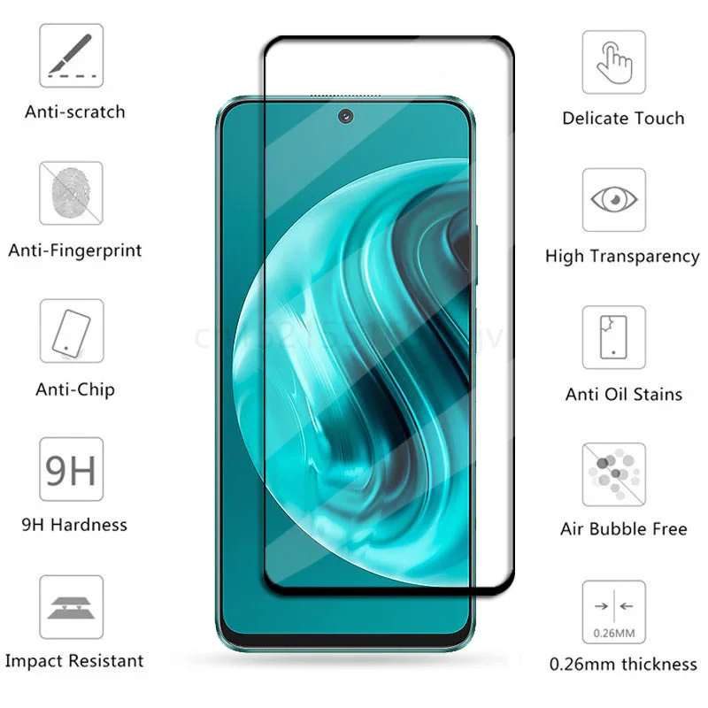 Full Cover Glass For Huawei Nova 12i Tempered Glass Nova 12i Screen Protector Protective Phone Camera Lens Film Huawei Nova 12i