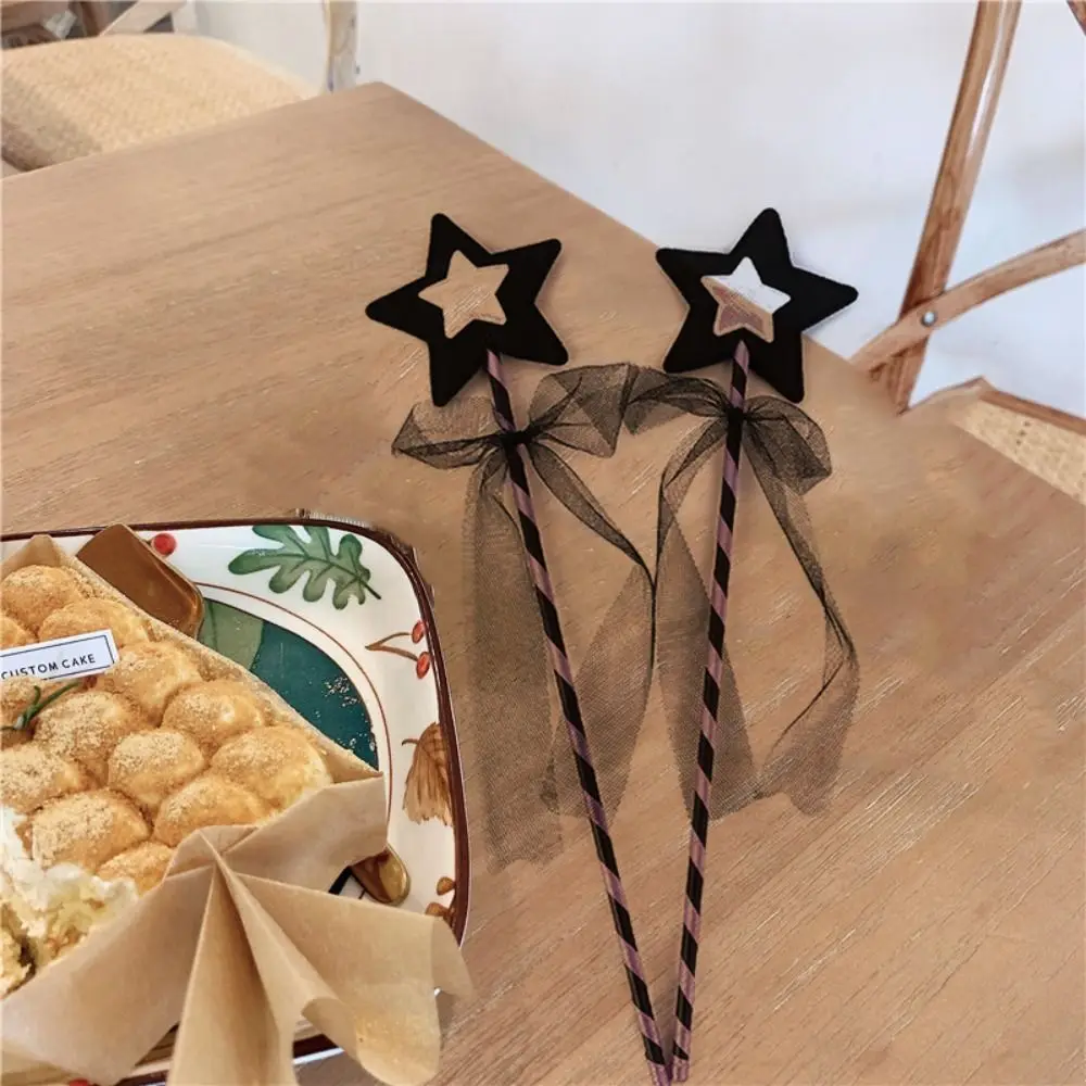 Dreamlike Star Fairy Wand Five Pointed Star Girls Wand Princess Wand น่ารักเล่นบทบาทเด็ก Stick Wand ปาร์ตี้ฮาโลวีน