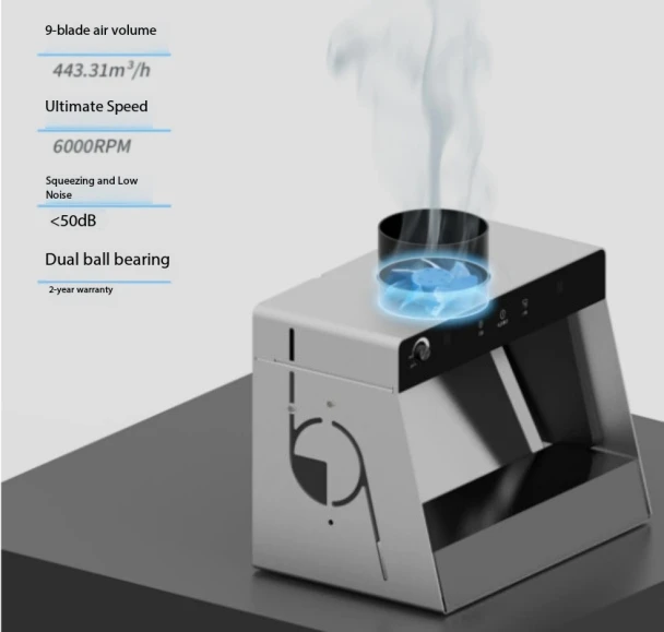 Water Curtain Spray Booth for Model Painting, Home Airbrush Spray Workstation with Exhaust Fan for Figure Coloring