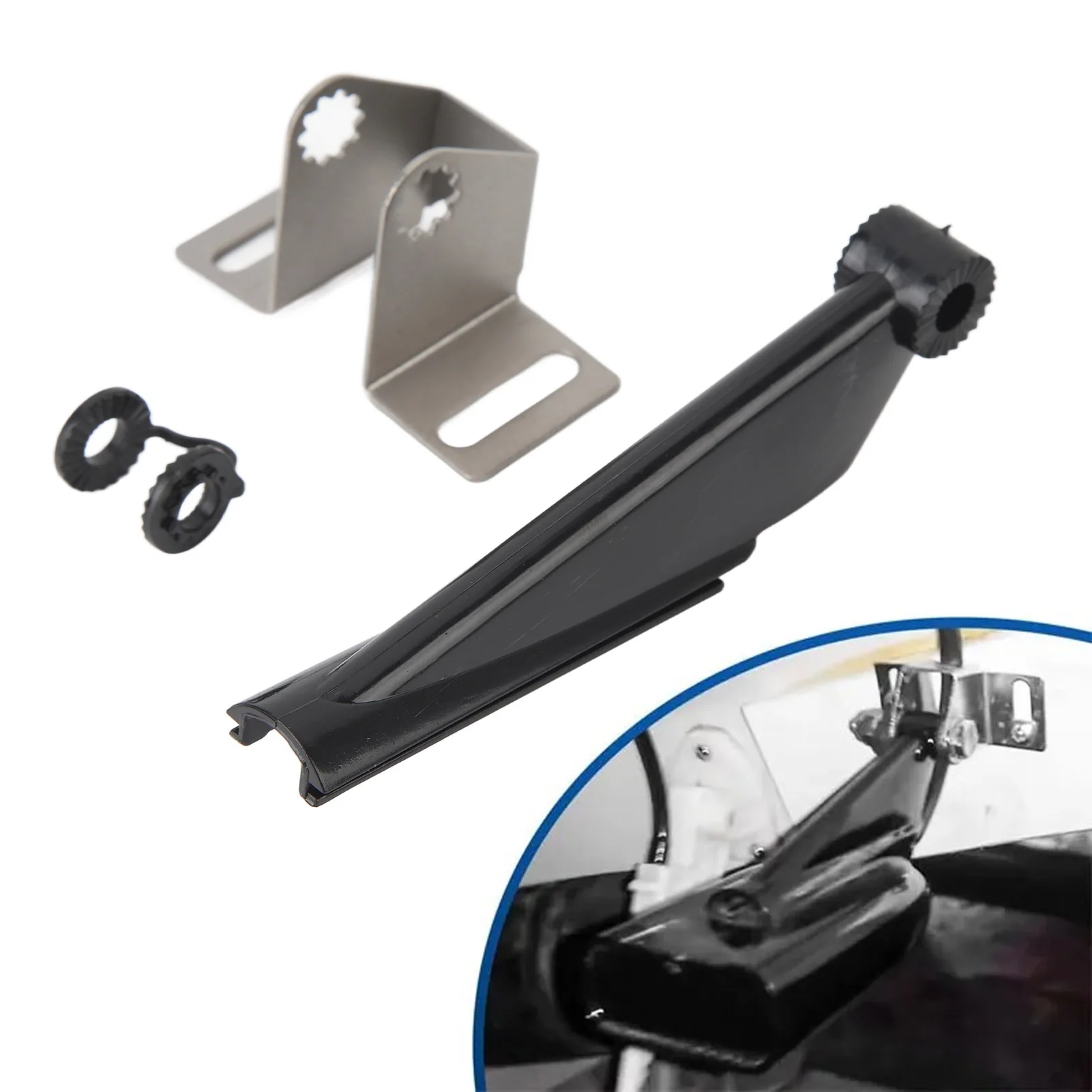 Soporte transductor a prueba de golpes, estructura fuerte, Skimmer, montaje de popa, apto para Lowrance Skimmer, montaje de popa, 000, 10262, 001