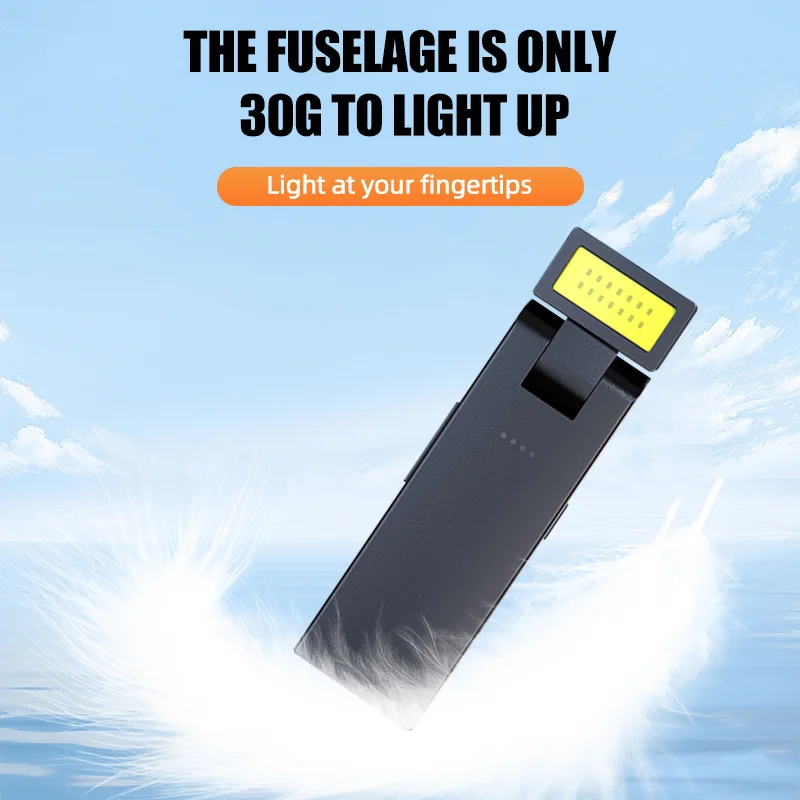 Magnetic Work Light Rechargeable COB Flashlight  Suitable for Night Work Emergency Lamp Night Light Small Car Lamp