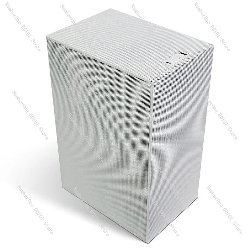 S Series Three-Sided Mesh Computer Case, Compatible with 4-Slot Graphics Card and SFX Power Supply, High Airflow Compact