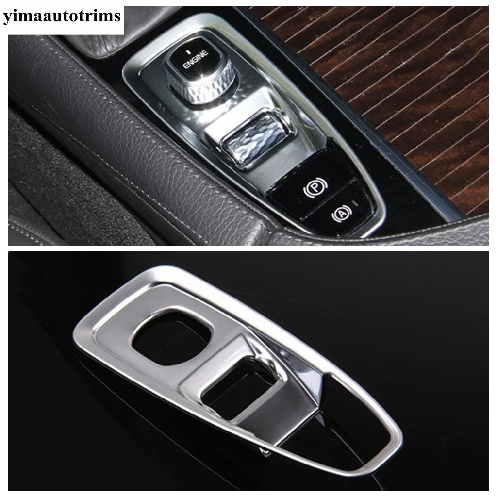 

Stalls Gear Shift Hand Brake Park Button Frame Cover Trim For Volvo V90 Cross Country S90 2017 - 2019 ABS Accessories Interior