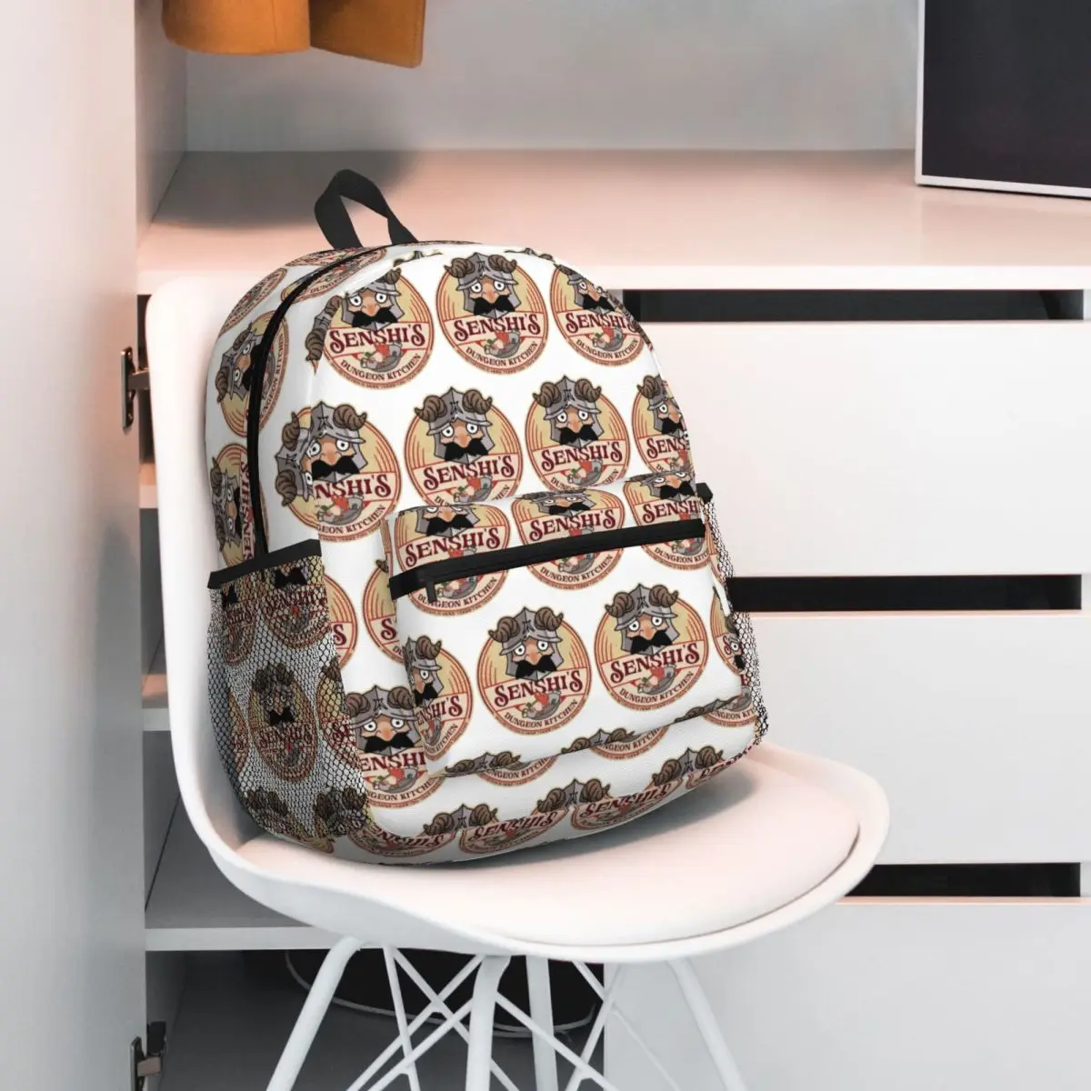 Senshi's Delicious In Dungeon Kitchen Backpack Student BookBag Children School Bag Laptop Shoulder Bags for Boys Girls