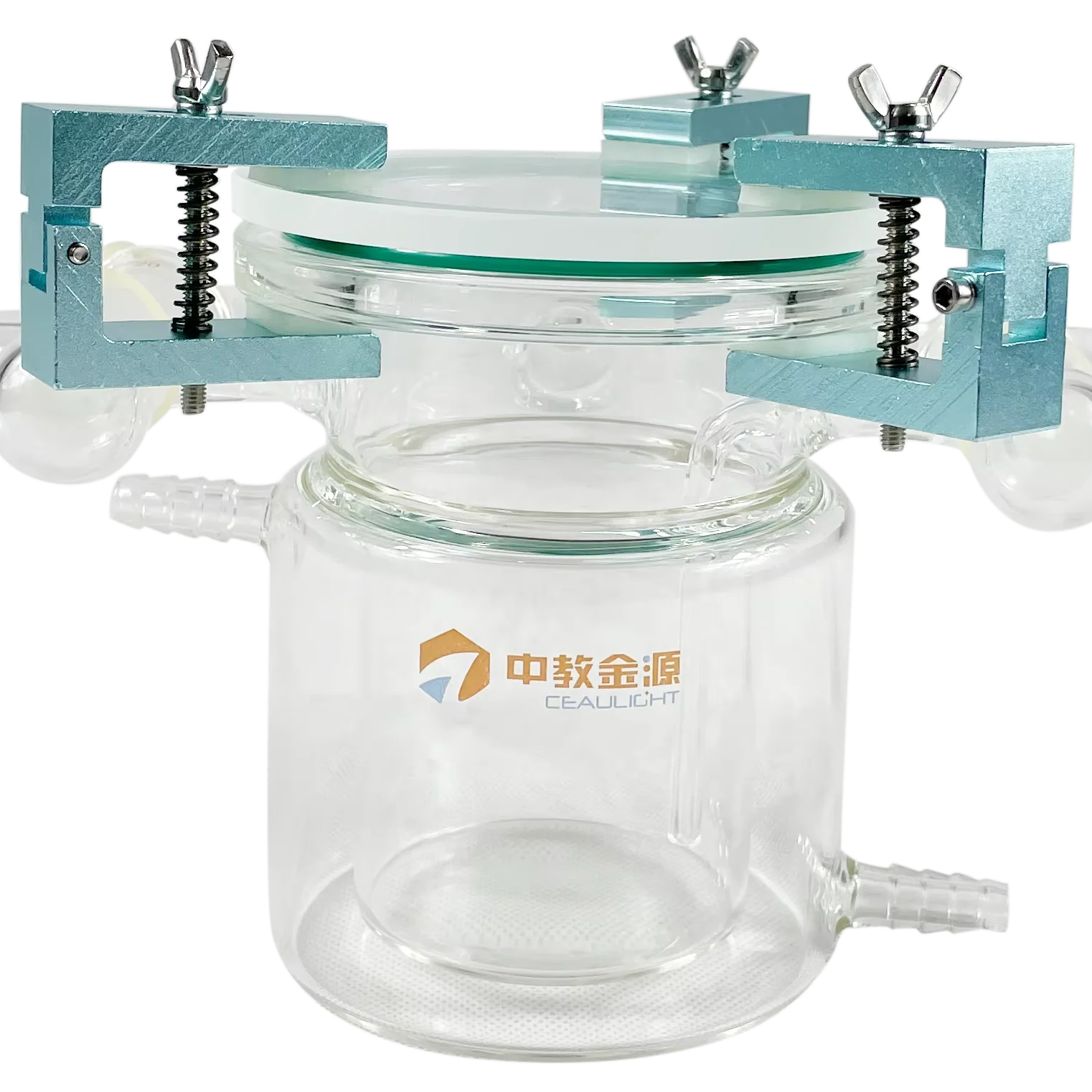 

Photochemical Glass Reactor For Water Splitting H2/O2 Production And CO2 Reduction