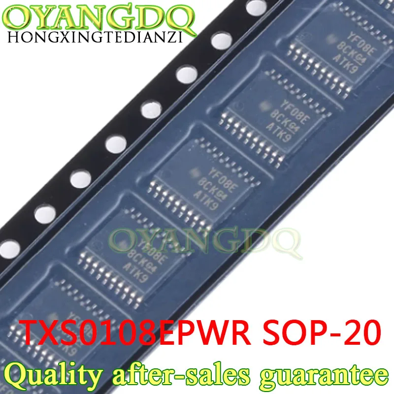 (10PCS) 100% New TXS0108EPWR TXS0108EPW TXS0108E TXS0108 YF08E SOP-20.