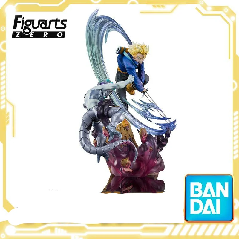 Bandai Premium Bandai Figuarts Zero FZ Trunks Vs Frieza Dragon Ball Z Artisan Model Desktop Ornament Statue for Fans Toy Gifts