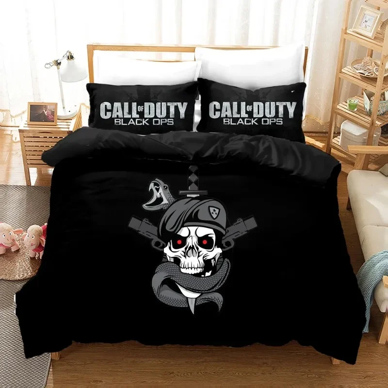 Game Call Duty 3D Printed Duvet Case Pillowcase Bedding Set Twin Full King Size for Kids Adults Bedroom Decor