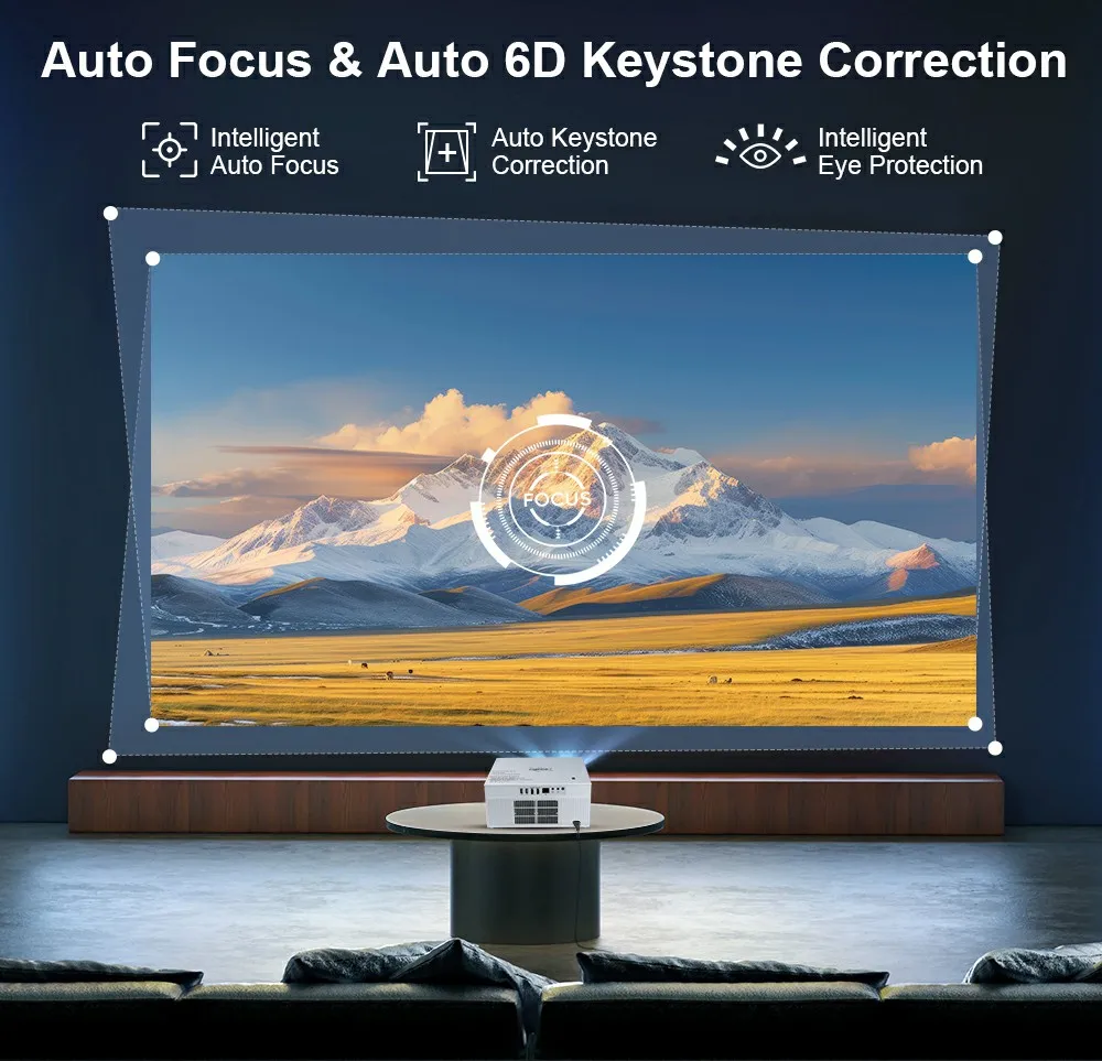 ThundeaL 2K 4K Full HD 1080P Projektor TDA7W 32G Android WiFi Heimkino TDA7 Beam-Projektor für Outdoor-Meetings 3D-Video-Filmprojektion – Detail 18
