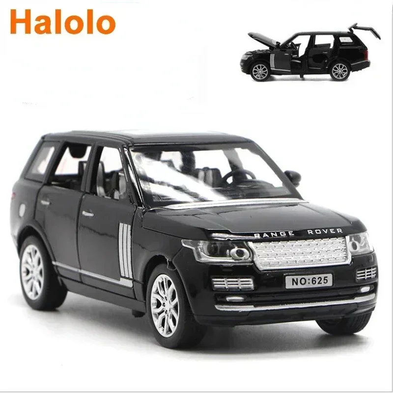 

Halolo 1:32 Land-Rover Range Rover SUV, модель автомобиля из сплава, звуковой свет, игрушечный автомобиль, металлическая модель автомобиля, игрушка для мальчиков, подарки для детей A265