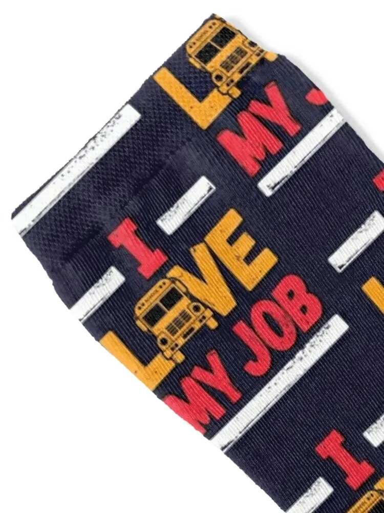 School Bus Driver I Love My Job Socks new year cute winter gifts Socks Ladies Men's