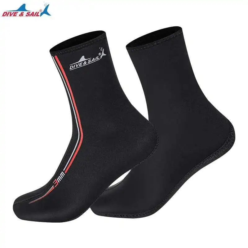 Nuevos calcetines de buceo de 3MM, calcetines de playa al aire libre, zapatos de buceo antideslizantes y antiarañazos, cubiertas de calcetines CR súper elásticas para snorkel y surf