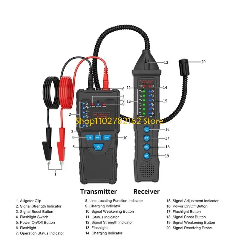 547b-industrial-underground-wire-locator-detector-line-finder-tool-with-800ma-current-capacity-for-professional-electricians