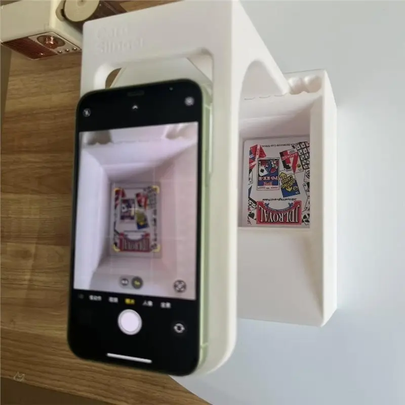 ماسح ضوئي للبطاقات محمول بالكامل للحجم القياسي لبطاقات التداول مع حامل هاتف - مسح ضوئي لإدارة البطاقات الفعالة #6