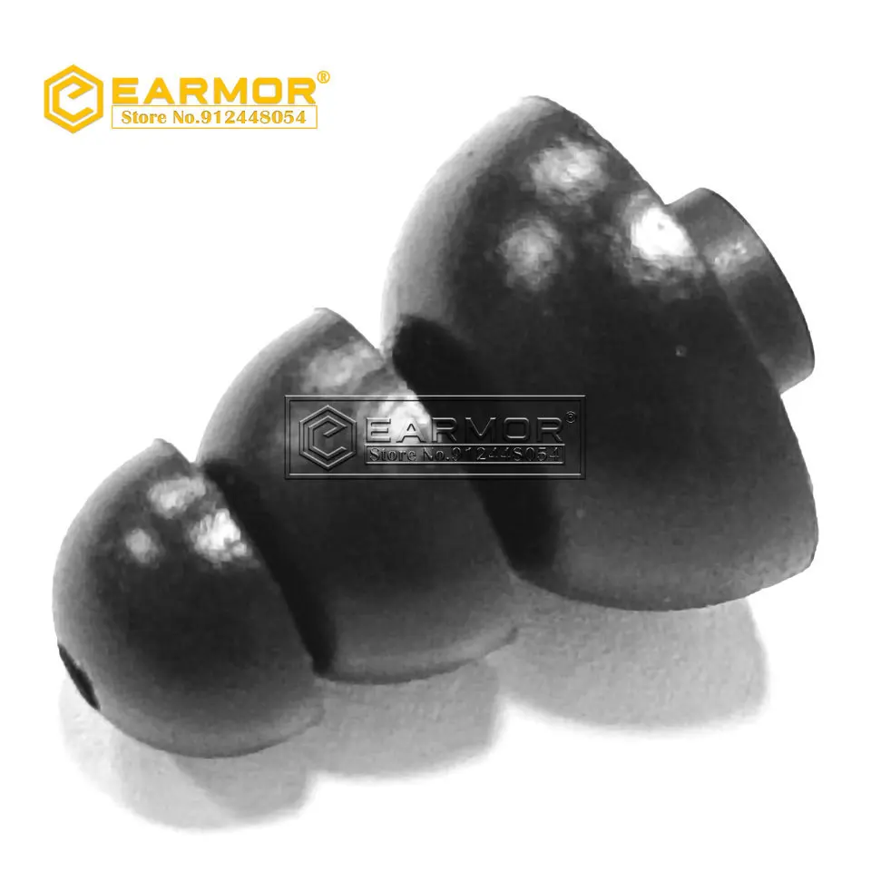 EARMOR-Tapones de silicona de repuesto para los oídos, accesorios para M20 y M20T, fundas para auriculares internos de silicona de tres capas