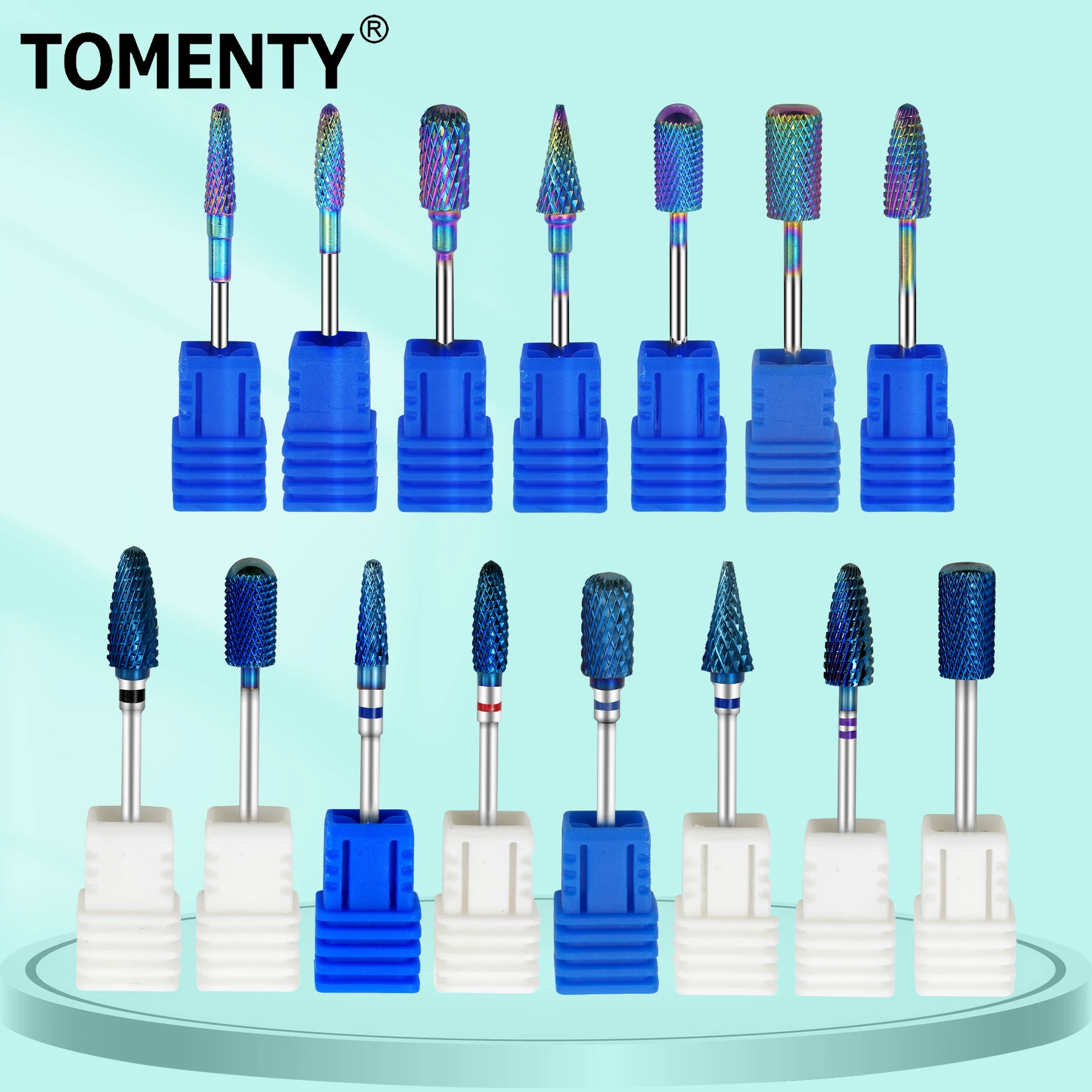 Dental  Tungsten Carbide Bur 2.35mm Drill Bits Machine Nail Cutter Nail File Manicure Carbide Nail Art Drill Bit Dental Burs