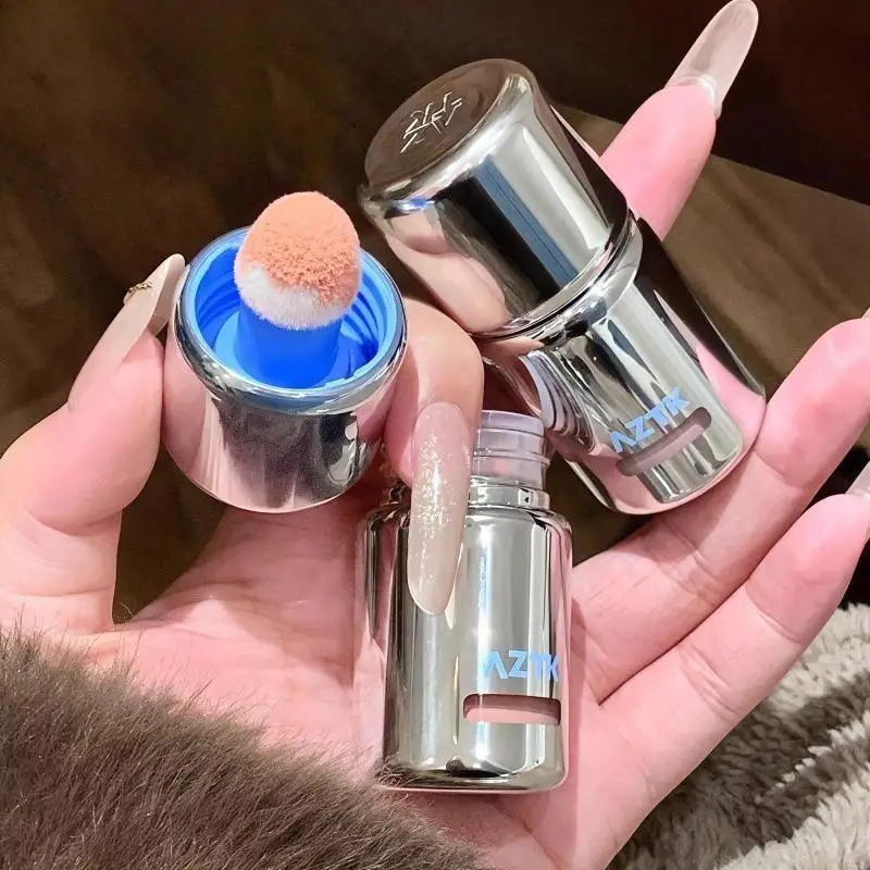 Fard à joues liquide 7 couleurs, imperméable, résistant à la sueur, liquide éclaircissant, maquillage pour joues, couleur chair, contour, Rouge, visage Po A5R1