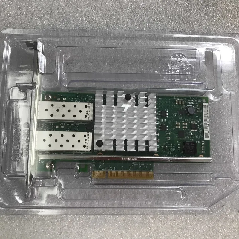 

Детали для Dell Dell X520-DA2 82599ES 10-гигабитная двухпортовая сетевая интерфейсная карта XYT17 942V6 VFVGR R740