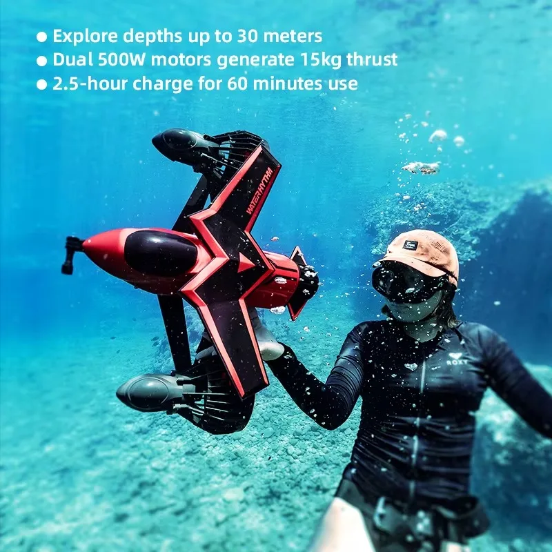 Handheld Diving Underwater Propeller 800W Power Small Electric Underwater Thrusters Swimming Aid Surfing in the Water Diving