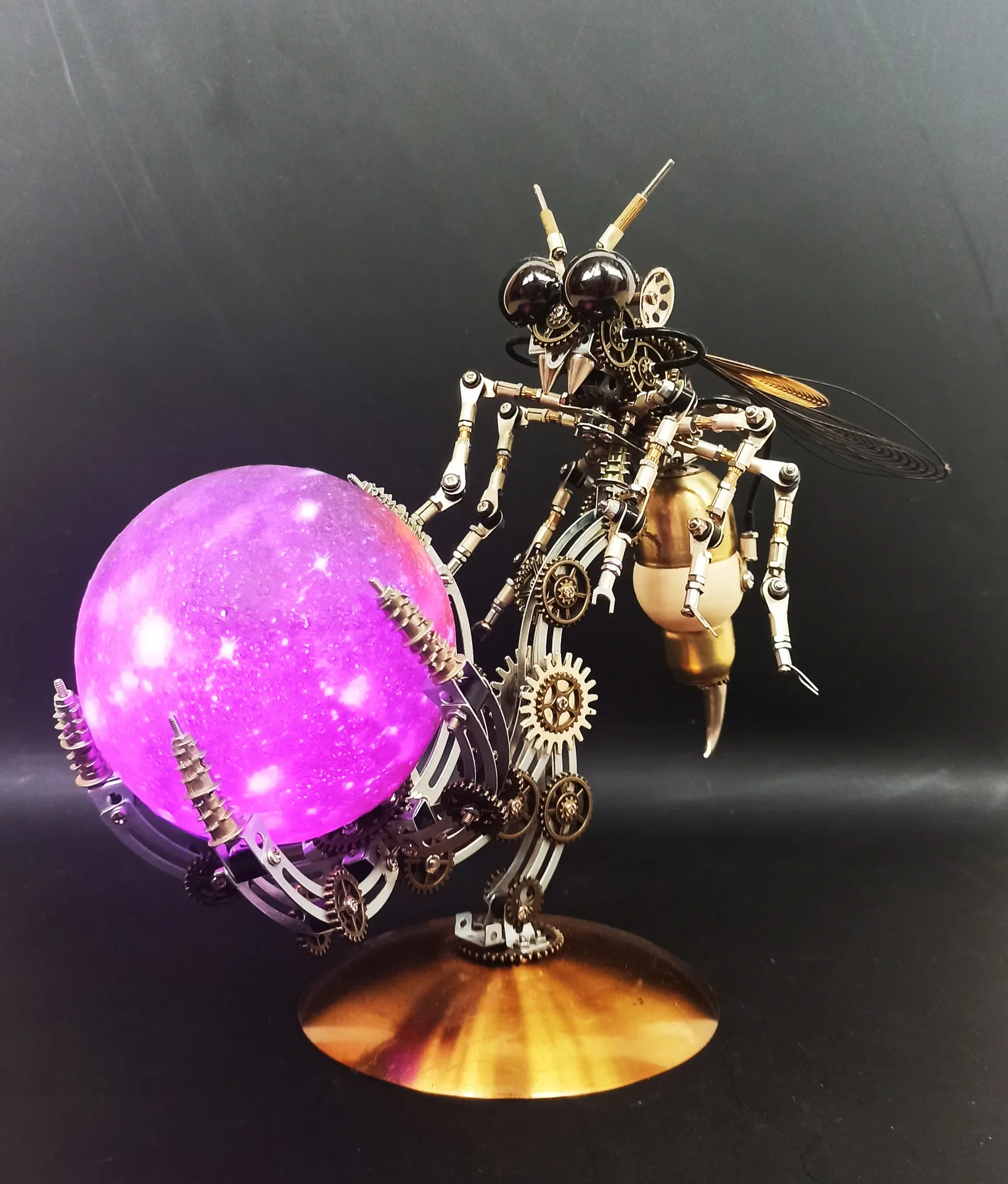 Mechanical Wind Ornaments Metal Model Spider Assembly Toy Mechanical Boy High Difficulty Assembling Adult Insects