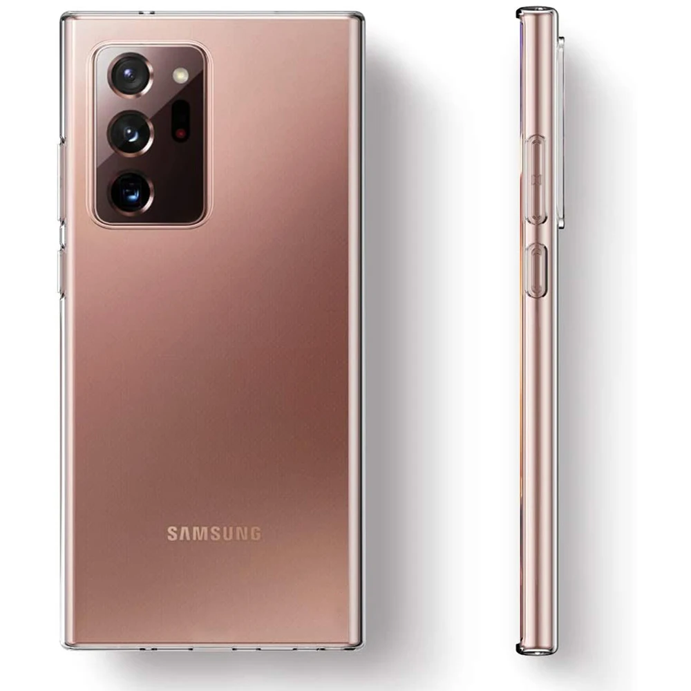 Clear Soft Case For Samsung Galaxy Note 20 Ultra Note 8 9 10 Plus Transparent Silicone Full Cover Phone Case Thin