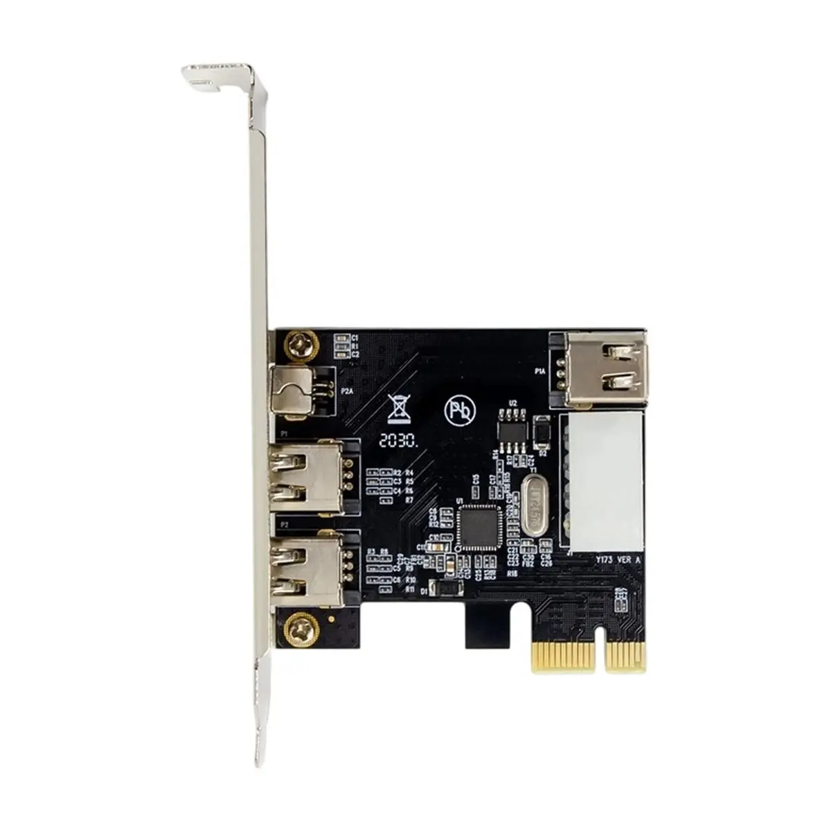 VT6315 PCI-E 1X to 1394A Soundcard Firewire 4pin Expansion Card PCI Express IEEE1394A 3+1 FireWire Adapter