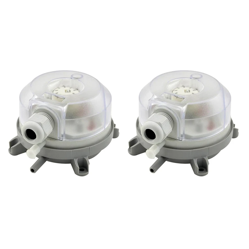 

6X Air Differential Pressure Switch 50-500Pa Adjustable Micro- Pressure Air Switch