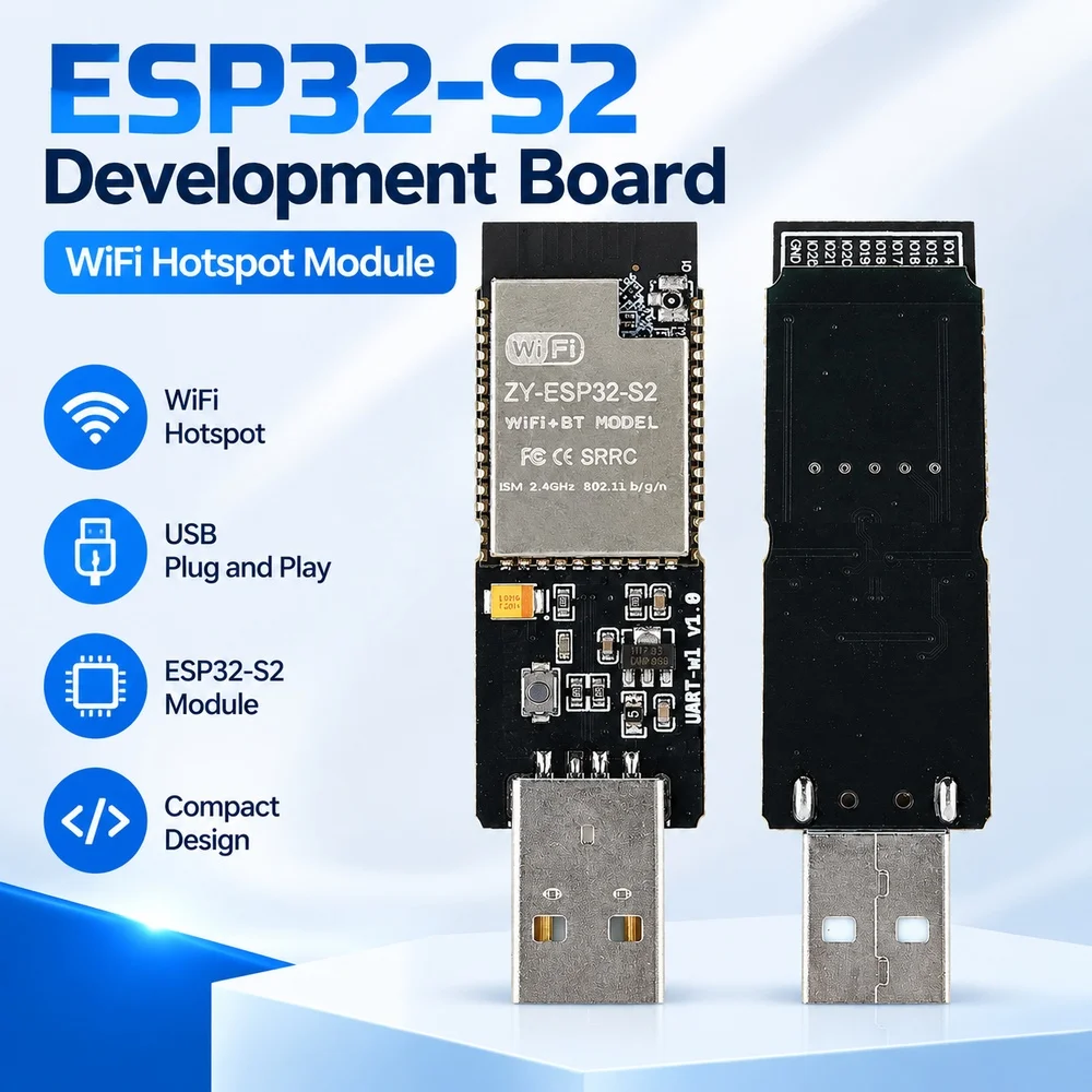 ESP32-S2 Development Board WiFi Hotspot Module for PS4 PS5 9.0 GoldHEN V2.4 USB Plug and Play