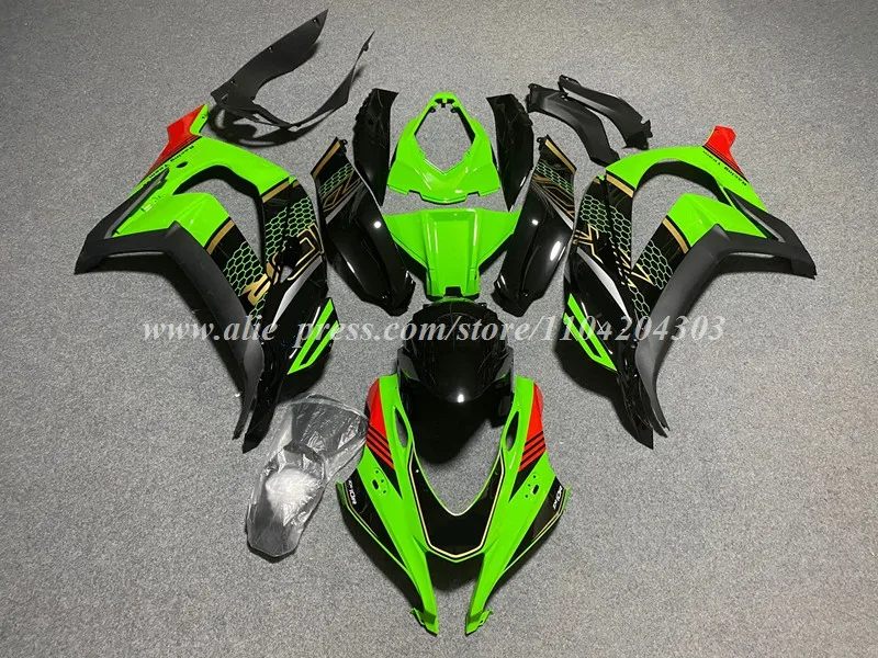 4Gifts New ABS Motorcycle Fairings Kit Fit For KAWASAKI ZX-10R 2016 2017 2018 2019 16 17 18 19 Bodywork Set Custom Red Green