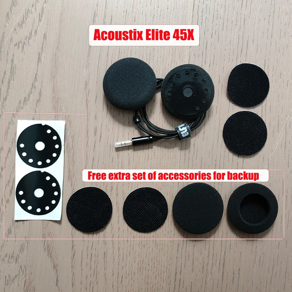 ELFINEAR ACOUSTIX ELITE 45 mm Helmlautsprecher – ultimativer Klang, 3,5 mm AUX, kompatibel mit Cardo-, Sena- und Vimoto-Kommunikatoren – Detail 20